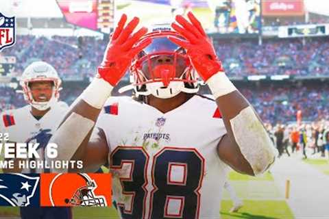 New England Patriots vs. Cleveland Browns | 2022 Week 6 Highlights