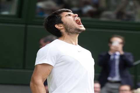 Carlos Alcaraz ends Novak Djokovic’s 10-year Centre Court reign in epic five-set Wimbledon final as ..