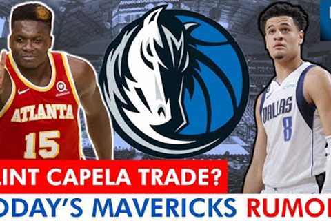 MAJOR REPORT: Mavericks Landing Clint Capela In BLOCKBUSTER Trade? Josh Green Contract Extension?