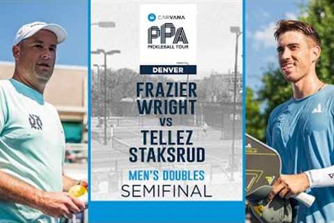 Frazier/Wright vs Tellez/Staksrud in the Semis at Denver Open