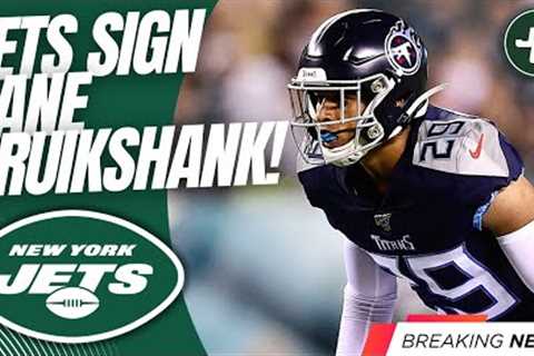 BREAKING: New York Jets SIGN Dane Cruikshank! | Former Titan & Bear | Much Needed Safety Help!