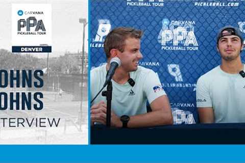 Men's Doubles Semi Finalists Ben & Collin Johns