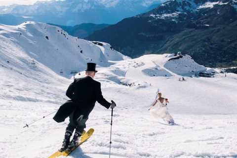 Skiing in the Swiss Alps