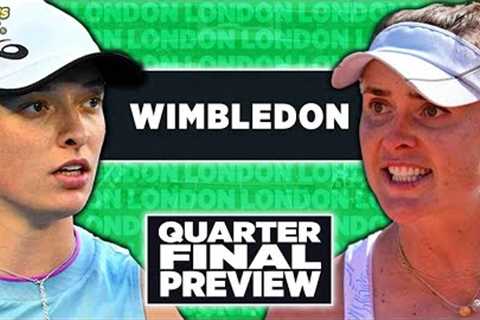 Swiatek vs Svitolina | Wimbledon 2023 Quarter Final | Tennis Talk Preview