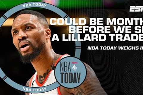 The Trail Blazers are willing to wait ''months'' before trading Damian Lillard 👀 | NBA Today