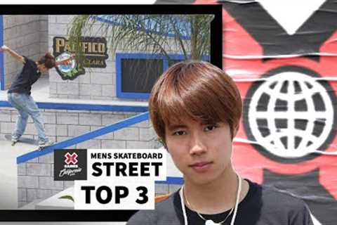 Men’s Skateboard Street: TOP 3 | X Games California 2023