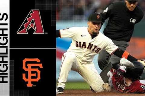 D-backs vs. Giants Game Highlights (7/31/23) | MLB Highlights