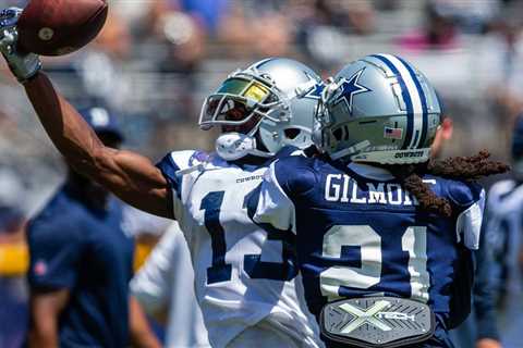 Cowboys WRs, led by CeeDee Lamb, battle Stephon Gilmore, Trevon Diggs and the CBs