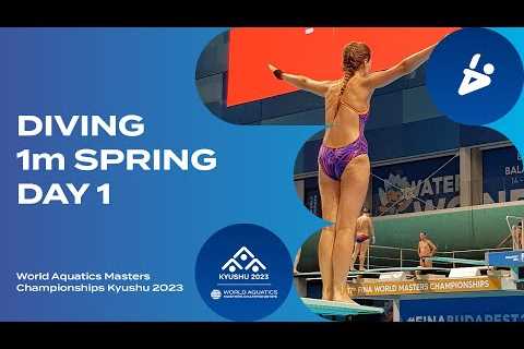 Diving | 1m Springboard | Day 1 | World Aquatics Masters Championships Kyushu 2023