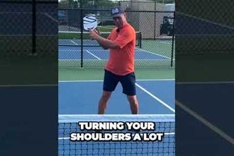 Tennis Volley versus Pickleball Volley