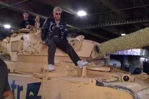 Watch Jake Paul Arrive for Nate Diaz Fight in an Army TANK after Revealing Final Prediction