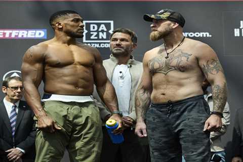 Anthony Joshua vs Robert Helenius almost COLLAPSED with Brit accused of ‘f***ing bulls***’ over..