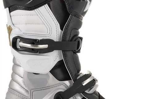 ALPINESTARS TECH 7 BLACK SILVER WHITE GOLD BOOTS - Motocross Gear Review