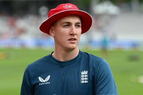 Harry Brook reacts to being left out of England’s Cricket World Cup squad