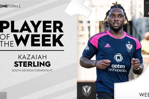 Another day, another brace for Kaz 😈 | Kazaiah Sterling | USL League One Player of the Week