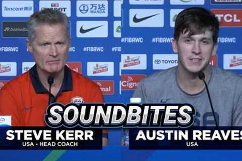 Team USA Head Coach Steve Kerr and Austin Reaves | Soundbites