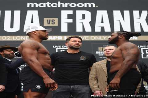 Joshua vs Franklin: Fight Card, Start Time, Streaming & TV