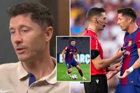 Barcelona star Robert Lewandowski slams LaLiga officiating – “Referees are killing the..