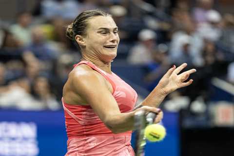 Behind-the-scenes US Open footage shows furious Aryna Sabalenka repeatedly smashing racket after..