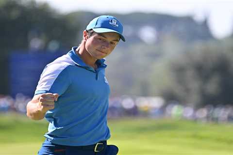 Ryder Cup Star Viktor Hovland Swears Live on TV After Dominant Opening Day Win in Fourballs