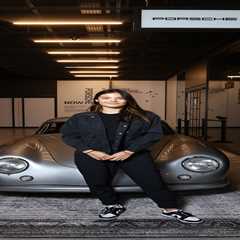 Emma Raducanu poses with vintage Porsche at glamorous event hours after hinting at stunning career..
