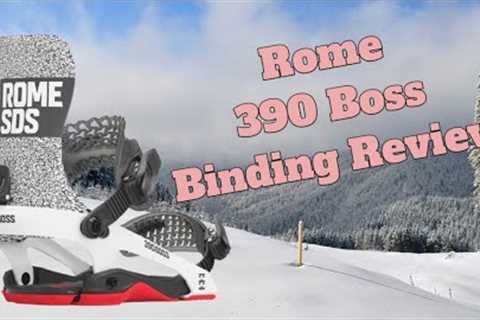 The 2024 Rome 390 Boss Snowboard Binding Review