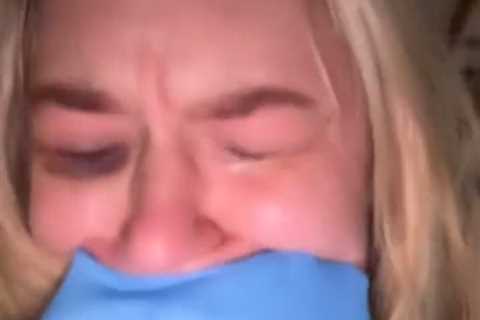 Tearful Elle Brooke says Man City are ‘finished’ after Arsenal loss as OnlyFans boxer shows off..