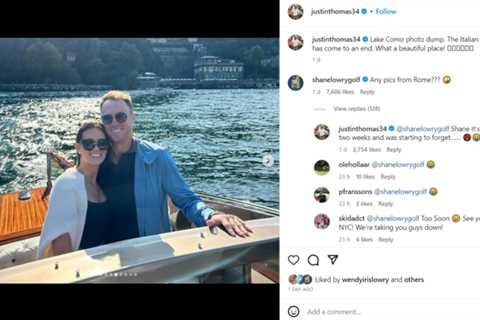 Shane Lowry Playfully Mocks Ryder Cup Rival Justin Thomas' Romantic Instagram Post