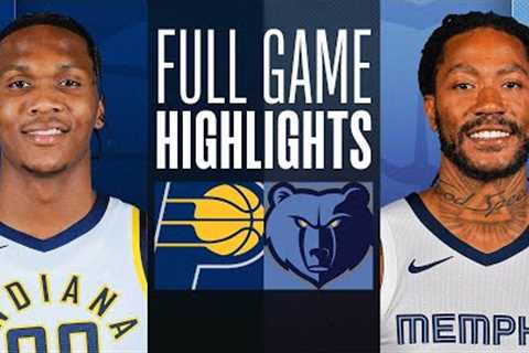 PACERS at GRIZZLIES | NBA PRESEASON FULL GAME HIGHLIGHTS | October 8, 2023