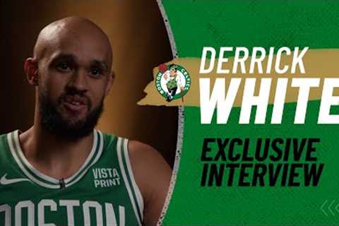 EXCLUSIVE INTERVIEW: Derrick White talks Celtics'' defensive mindset, playing with Jrue Holiday