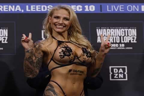 Ebanie Bridges predicts ‘battle of the boobs’ against Avril Mathie as rivals threaten to POP each..