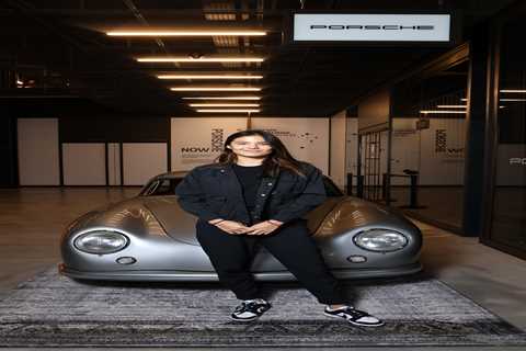 Emma Raducanu poses with vintage Porsche at glamorous event hours after hinting at stunning career..