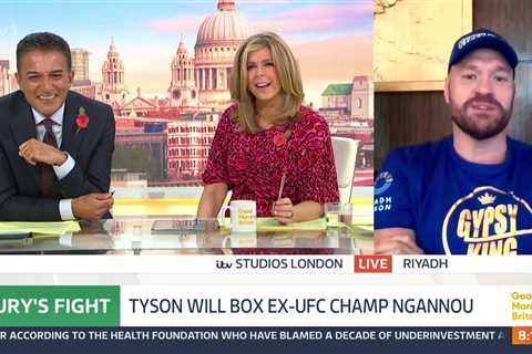 Tyson Fury Leaves Kate Garraway in Stitches During Chat About 'Lovehandles' Live on GMB Ahead of..