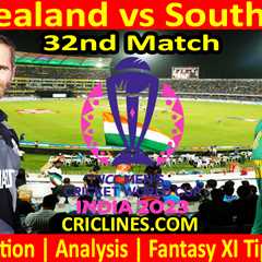 Today Match Prediction-New Zealand vs South Africa-ODI Cricket World Cup 2023-32nd Match-Who Will..