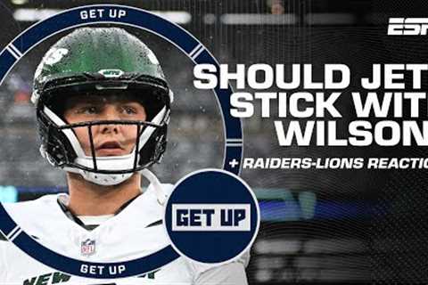 Should the Jets stick with Zach Wilson? + Reaction to Raiders vs. Lions | Get Up