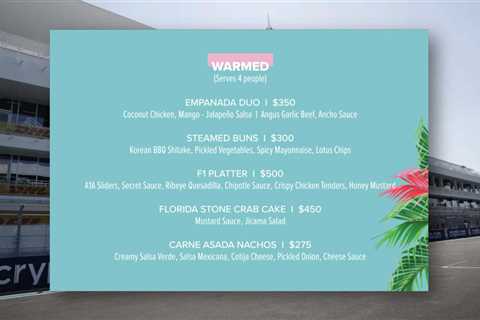 Nachos For $275 Were On Extravagantly Priced Menu At Formula 1 Miami GP