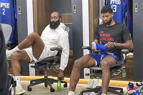 James Harden’s Awkward Entrance into Clippers’ Locker Room Had NBA Fans Making Lots of Jokes