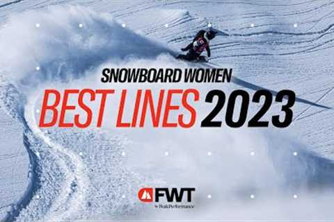 Best Lines of 2023 I Snowboard Women