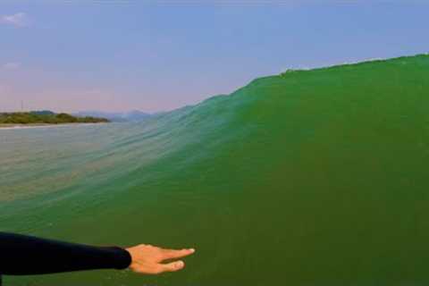 POV SURF AMPED UP ON MY OWN in INDONESIA