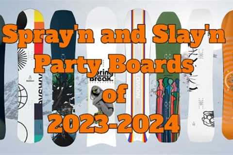 The Top 5 Party Snowboards of 2023-2024