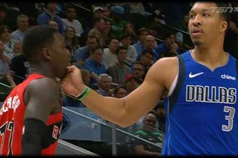 Grant Williams BI*CH Slaps Dennis Schröder - Raptors vs Mavs | Nov 8, 2023