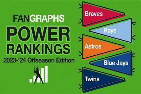 FanGraphs Power Rankings: The Start of the Offseason