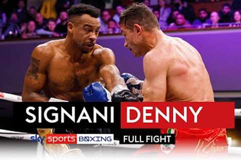 FULL FIGHT! 🥊 Matteo Signani vs Tyler Denny  European Title Bout