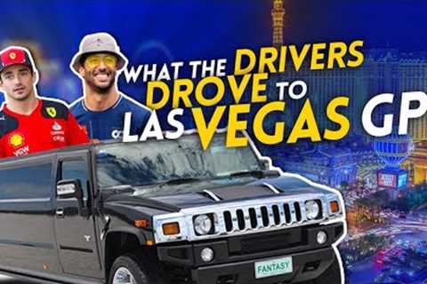 What the F1 DRIVERS drove to the LAS VEGAS GP!