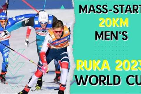 Men MASS START (free) 20KM, Ruka (Fin) 2023 CROSS-COUNTRY SKIING