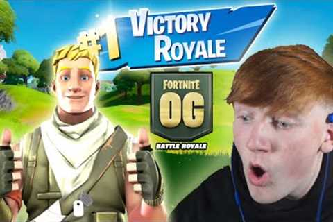 ANGRY GINGE Plays RANKED OG Fortnite On A NEW ACCOUNT!