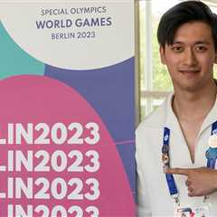 Zhou Guanyu Takes Time to Support Special Olympics Athletes