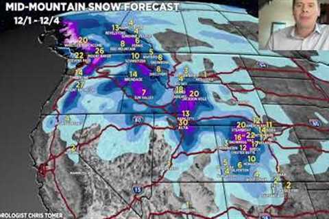 PM Mountain Weather Update 12/1, Meteorologist Chris Tomer