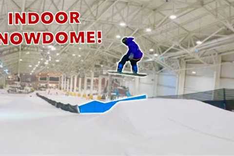 UNTOUCHED PRIMO Conditions at BIG SNOW, NJ INDOOR SNOW DOME!! (2023)