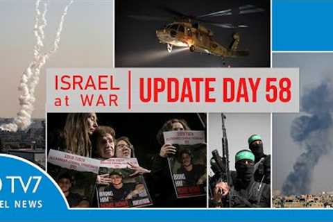 TV7 Israel News - Sword of Iron, Israel at War - Day 58 - UPDATE 3.12.23